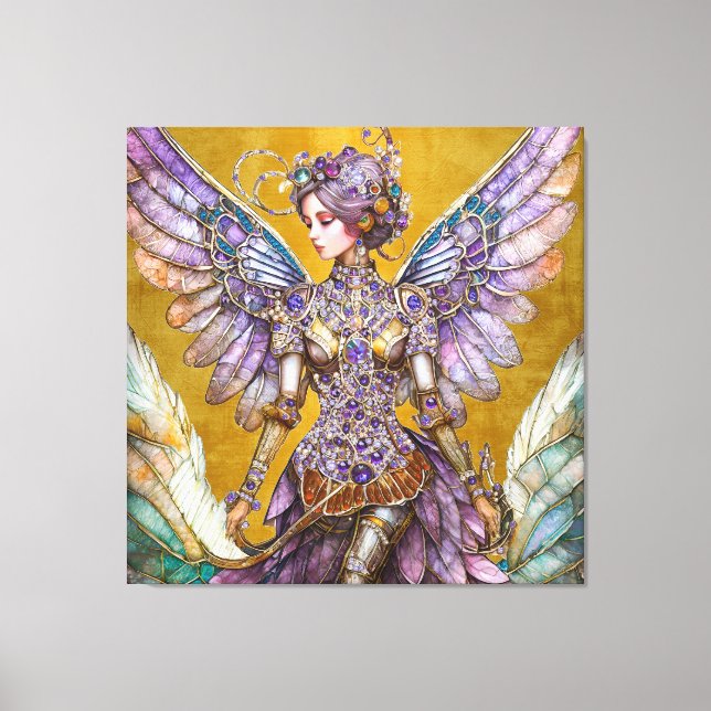 Bejeweled Sugar Plum Fairy Canvas Print (Front)