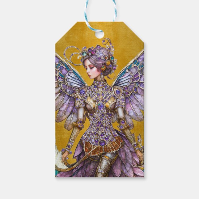 Bejeweled Sugar Plum Fairy Gift Tags (Front)