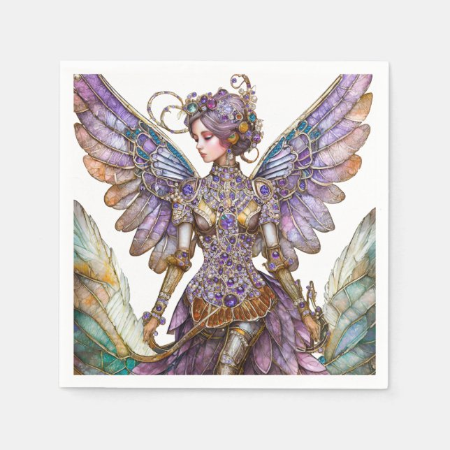 Bejeweled Sugar Plum Fairy Napkin (Front)