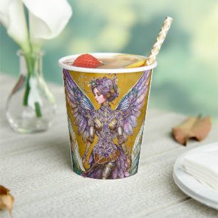 Bejeweled Sugar Plum Fairy Paper Cups