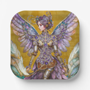 Bejeweled Sugar Plum Fairy Paper Plate