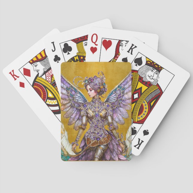 Bejeweled Sugar Plum Fairy Playing Cards (Back)