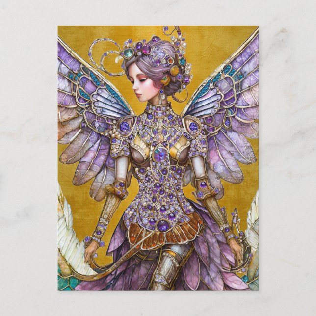 Bejeweled Sugar Plum Fairy Postcard (Front)
