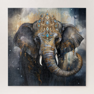 Bejewelled Elephant Jigsaw Puzzle