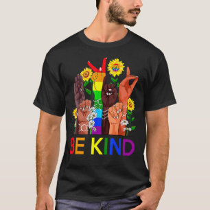 Bekind Lgbtq Blm Equal Human Rights Anti Bullying T-Shirt