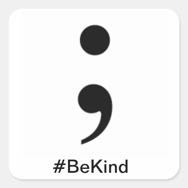 BeKind Square Sticker (Front)