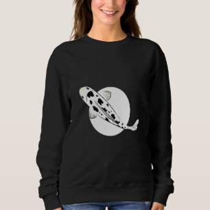 Bekko Koi Fish Brocaded Carp Nishikigoi Pond Amur  Sweatshirt