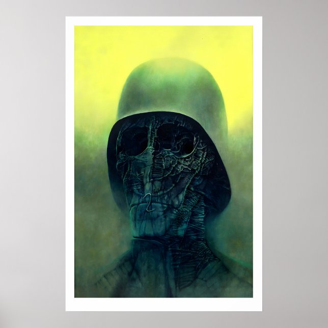 Beksiński Art Print Gothic Horror Surrealist (Front)