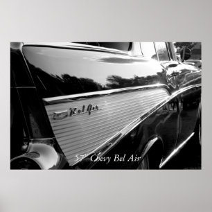 Bel Air, 57" Chevy Bel Air Poster