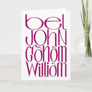 Bel plum Card