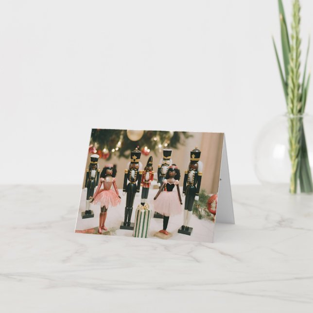 Bela Brown Chocolate Nutcracker  Card (Front)