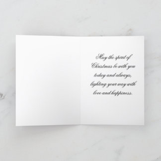 Bela Brown Christmas Hope! Holiday Card