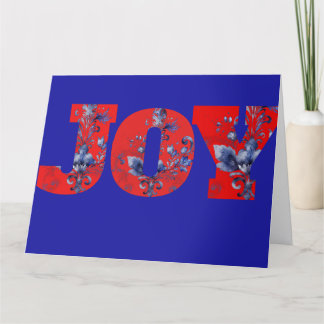 Bela Brown Christmas Joy Card