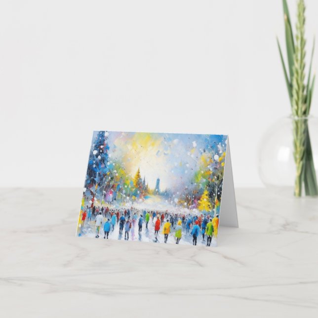 Bela Brown Come All Ye Faithful Card (Front)