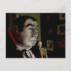 Bela Lugosi Mask Postcard