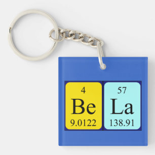 Bela periodic table name keyring