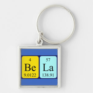 Bela periodic table name keyring