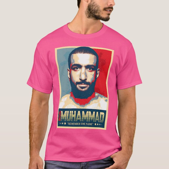 Belal Muhammad Remember The Name T-Shirt (Front)