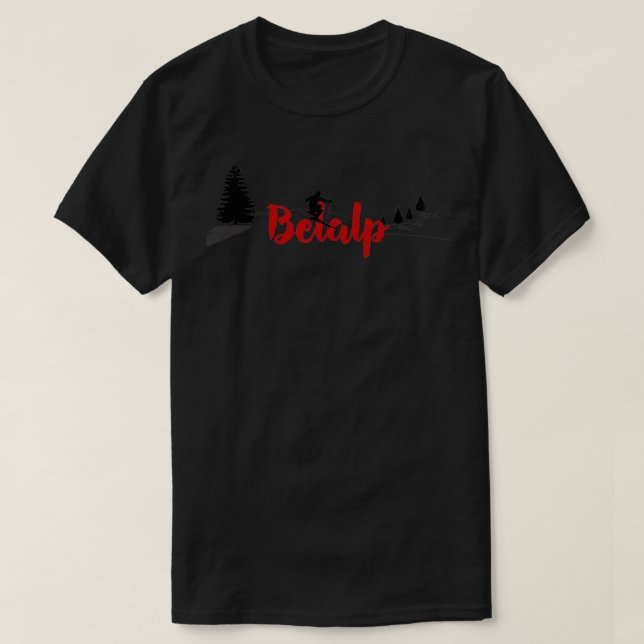 Belalp Ski Long T-Shirt (Design Front)