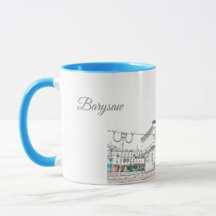 Belarus Беларусь Barysaw Borisov Sketch Mug Cup
