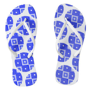 Belarus Беларусь Belarusian Folk Pattern Вышиванка Flip Flops