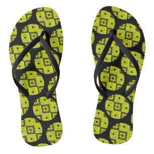 Belarus Беларусь Belarusian Folk Pattern Вышиванка Flip Flops