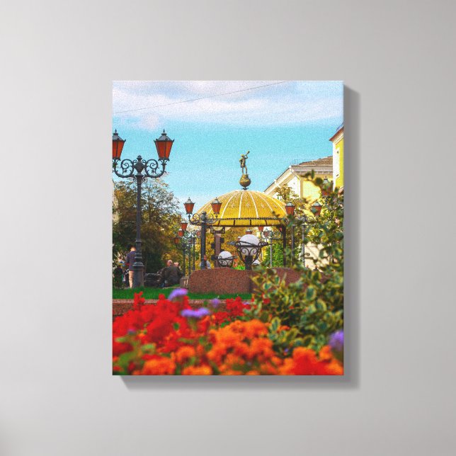 Belarus Беларусь Brest Брест Architecture City Canvas Print (Front)