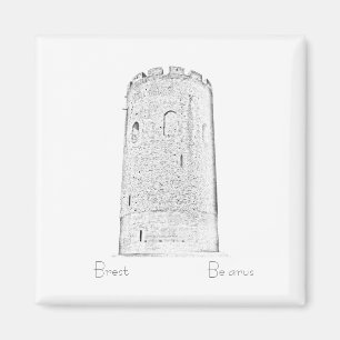 Belarus Беларусь Brest Брэст Architecture Magnet