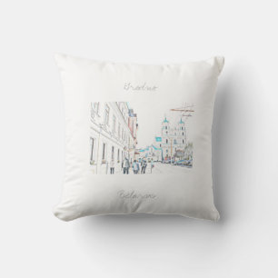 Belarus Беларусь Grodno Гродно Cushion Pillow