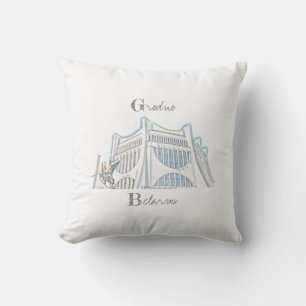 Belarus Беларусь Grodno Гродно Cushion Pillow
