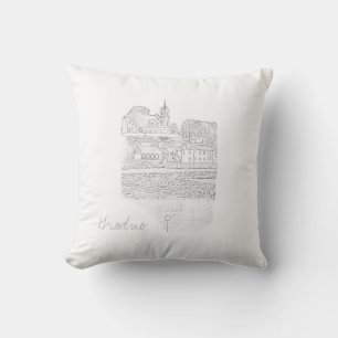Belarus Беларусь Grodno Hrodna Cushion Pillow