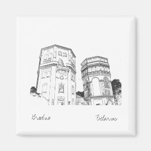 Belarus Беларусь Grodno Hrodna Magnet