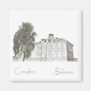 Belarus Беларусь Grodno Hrodna Magnet