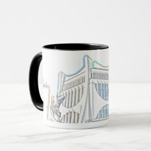Belarus Беларусь Grodno Hrodna Sketch Mug Cup