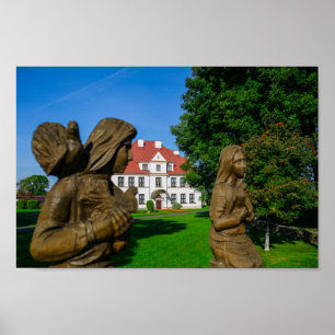 Belarus Беларусь Kamyenets Kamenets School Poster