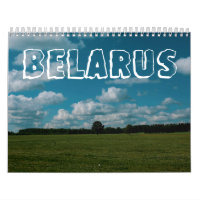 Belarus Беларусь Landscape Nature Calendar