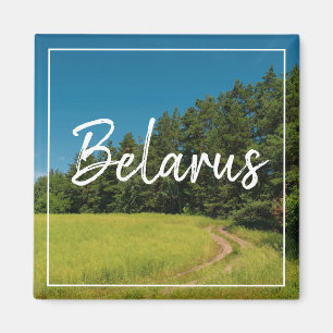 Belarus Беларусь Landscape Nature Magnet