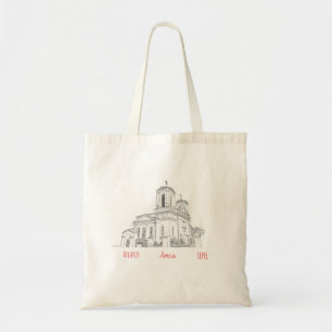 Belarus Беларусь Lepel Лепель Sketch Tote Bag