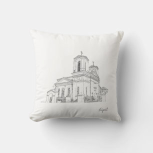 Belarus Беларусь Lepel Лепель Throw Pillow Cushion
