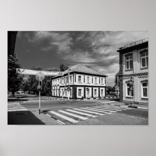 Belarus Беларусь Lepel Architecture Poster