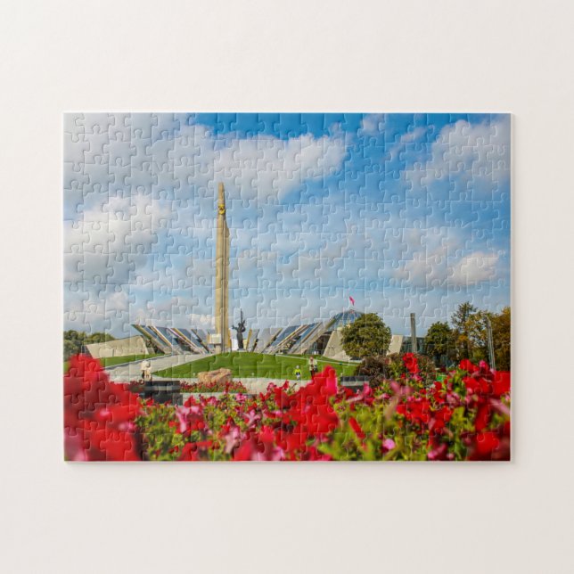 Belarus Беларусь Minsk Минск Architecture Jigsaw Puzzle (Horizontal)