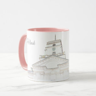 Belarus Беларусь Minsk Минск Architecture Mug Cup