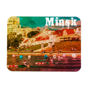 Belarus Беларусь Minsk Минск City Architecture Magnet