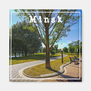 Belarus Беларусь Minsk Минск Nature Scenery Magnet