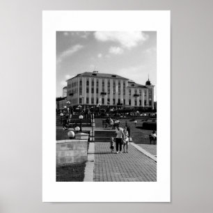 Belarus Беларусь Minsk Мінск Architecture Poster