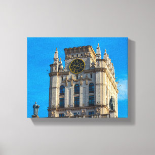 Belarus Беларусь Minsk Architecture Life Cityscape Canvas Print