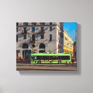 Belarus Беларусь Minsk Architecture Life Cityscape Canvas Print