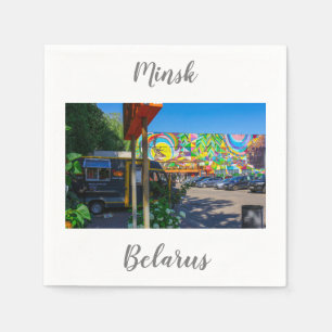 Belarus Беларусь Minsk Architecture Napkins