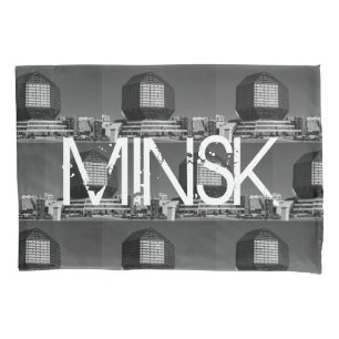 Belarus Беларусь Minsk City Architecture Library Pillowcase
