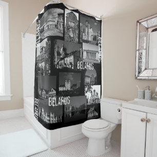Belarus Беларусь Minsk Grodno Brest Shower Curtain